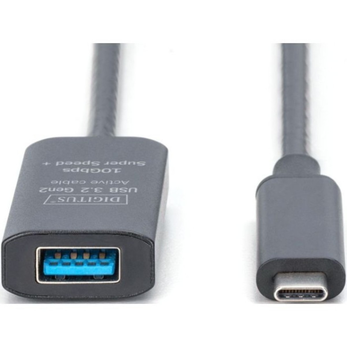 Дата кабель USB-С Male to USB-A Female 5.0m USB3.2 Gen2 Active 10G Digitus (DA-73113) 98_98.jpg - фото 2