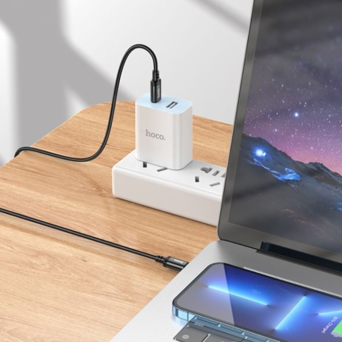 Дата кабель USB-C to USB-C 3.0m Radiance 60W X91 black HOCO (6931474788733) 98_98.jpg - фото 6