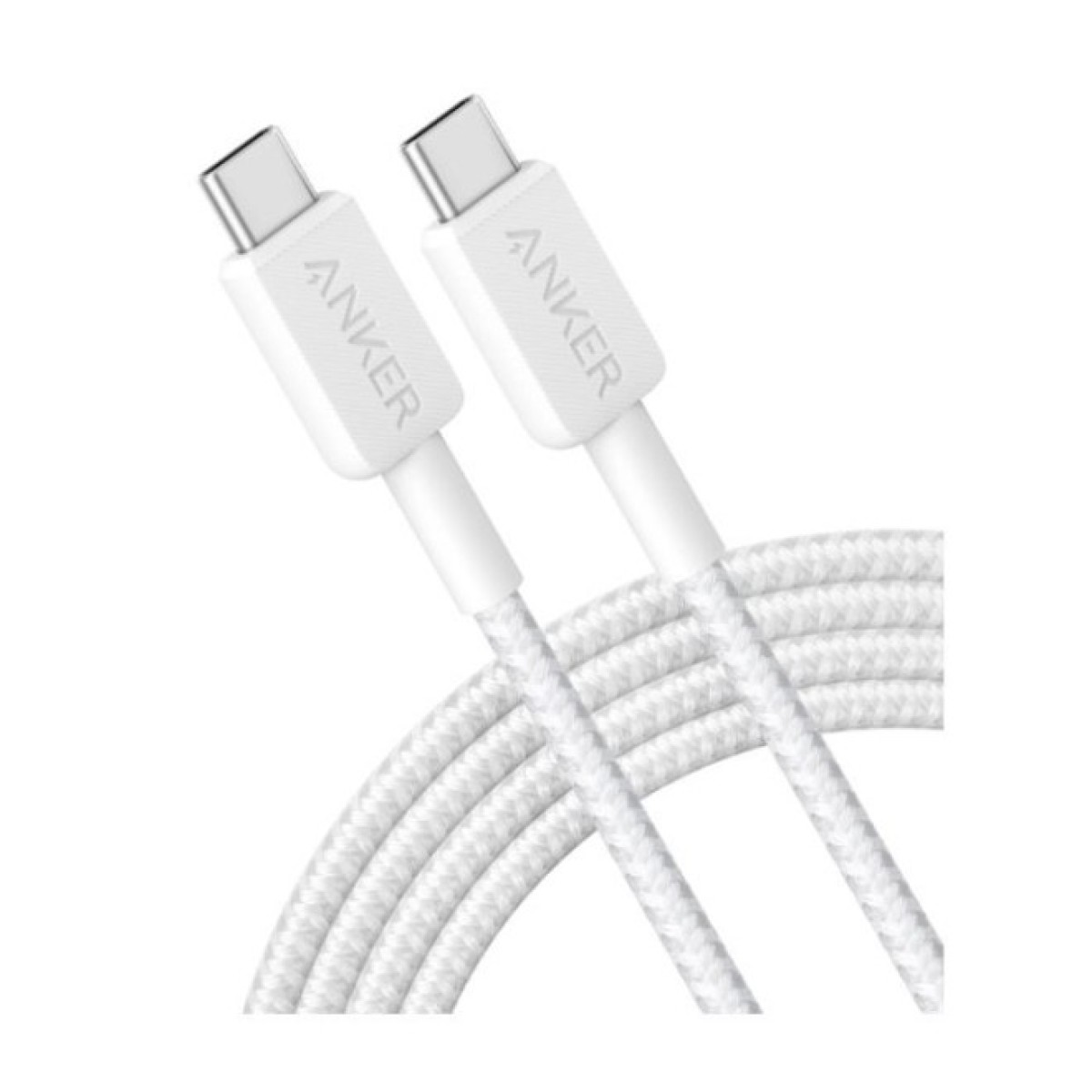 Дата кабель USB-C to USB-C 0.9m nylon 322 white Anker (A81F5H21/A81F5G21) 98_98.jpg - фото 3