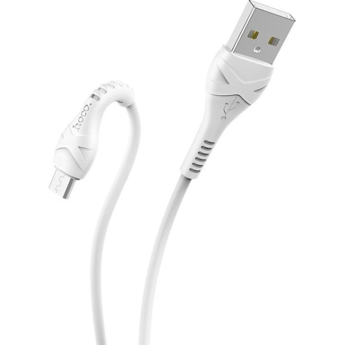 Дата кабель USB 2.0 AM to Micro 5P 1.0m 2.4A PVC X37 white HOCO (6931474710505) 256_256.jpg