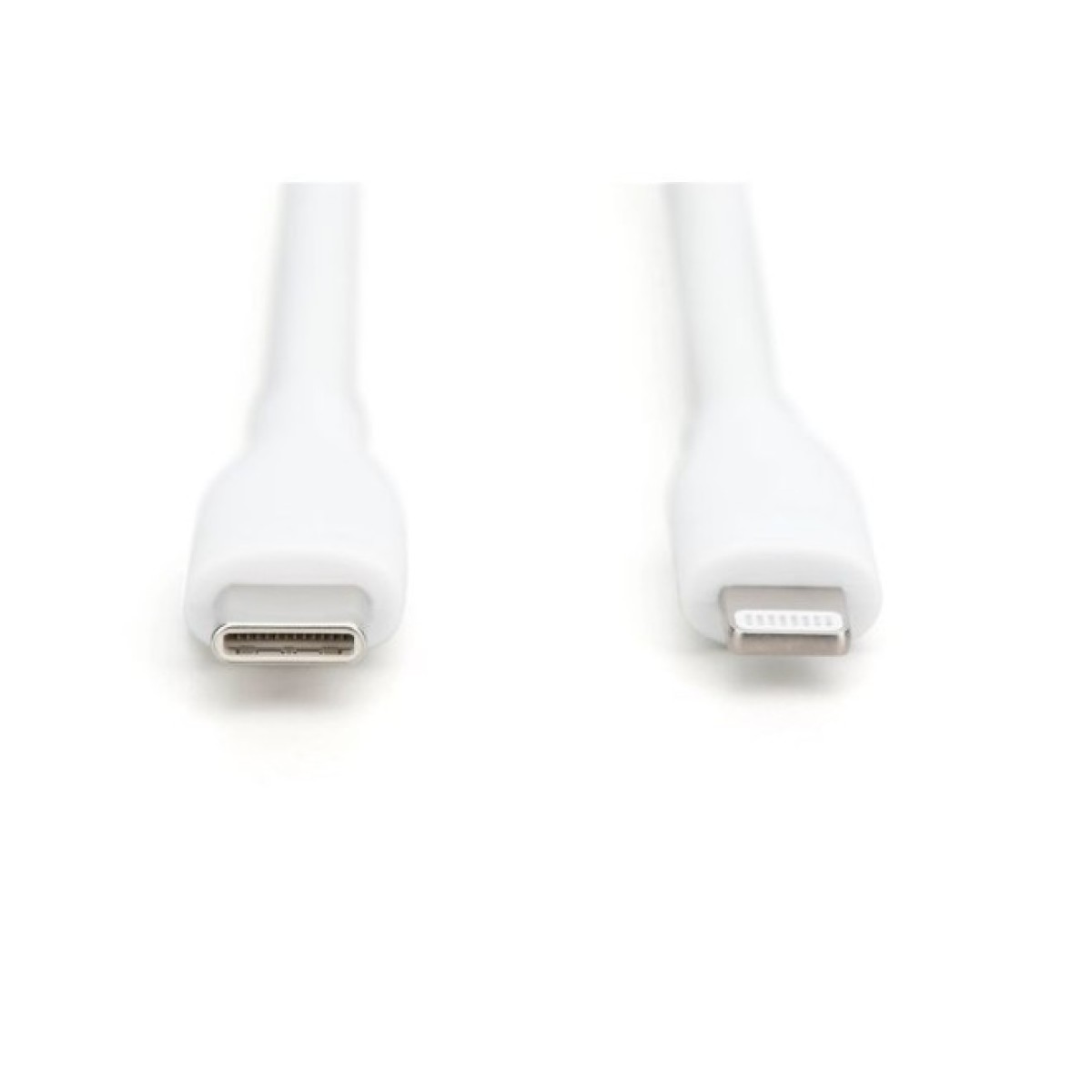 Дата кабель USB-C to Lightning 2.0m USB 2.0 60W silicone white Digitus (AK-600110-020-W) 98_98.jpg - фото 6