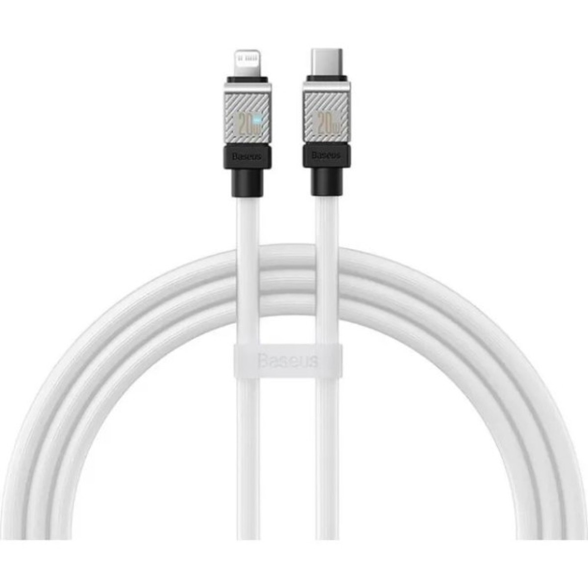 Дата кабель USB-C to Lightning 2.0m CoolPlay Fast Charging 20W white Baseus (CAKW000102) 256_256.jpg