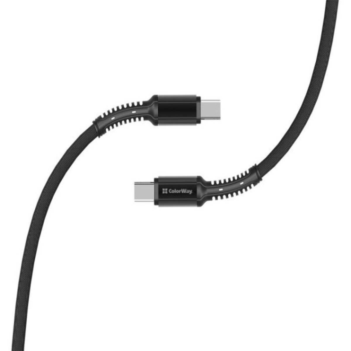 Дата кабель USB-C to USB-C 1.0m (PD Fast Charging) 3.0А (68W) ColorWay (CW-CBPDCC030-GR) 98_98.jpg - фото 7