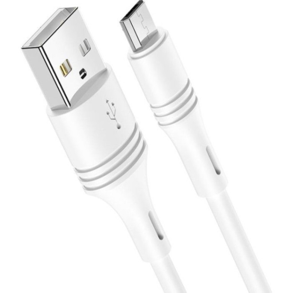 Дата кабель USB 2.0 AM to Micro 5P 1.0m 2.4A PVC BX43 white BOROFONE (6931474735591) 256_256.jpg