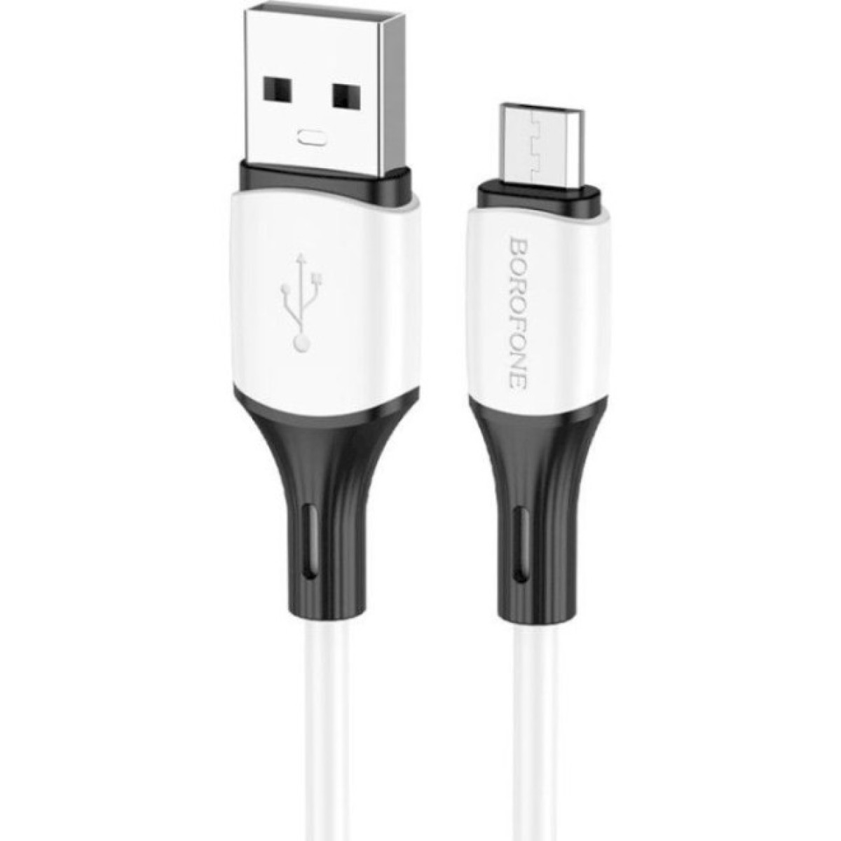 Дата кабель USB 2.0 AM to Micro 5P 1.0m 2.4A silicone BX79 white BOROFONE (6974443384772) 256_256.jpg