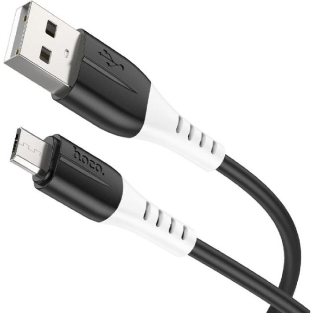 Дата кабель USB 2.0 AM to Micro 5P 1.0m 2.4A silicone X82 black HOCO (6931474768551) 98_98.jpg - фото 5