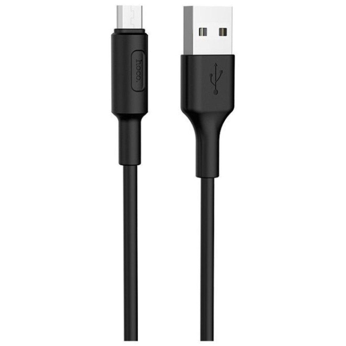 Дата кабель USB 2.0 AM to Micro 5P 1.0m 2A PVC X25 black HOCO (6957531080121) 256_256.jpg