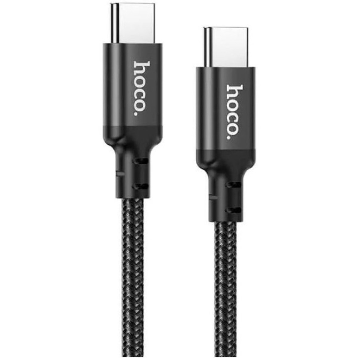 Дата кабель USB-C to USB-C 1.0m 60W nylon X14 black HOCO (6931474752215) 256_256.jpg