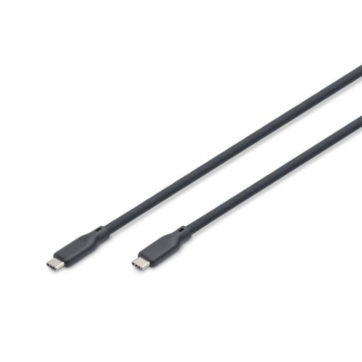 Дата кабель USB-C to USB-C 1.0m USB 3.2 Gen2 10G 100W 4K silicone black Digitus (AK-300342-010-S) 98_98.jpg - фото 1