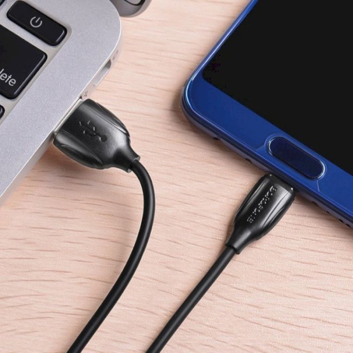 Дата кабель USB 2.0 AM to USB-C 1.0m 3A PVC BX19 black BOROFONE (6931474701794) 98_98.jpg - фото 3