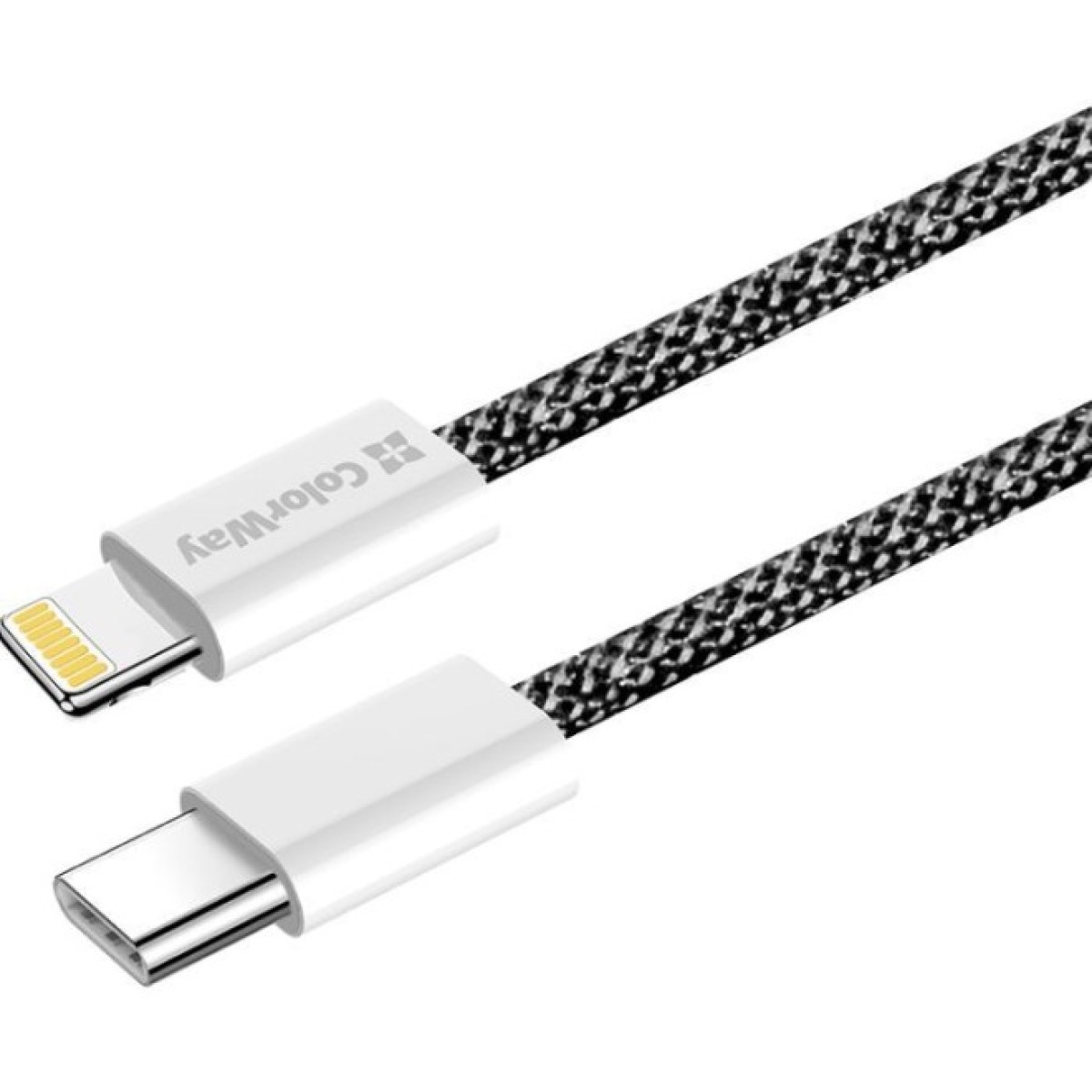 Дата кабель USB-C to Lightning 1.0m 27W black ColorWay (CW-CBPDCL061-BK) 98_98.jpg - фото 3