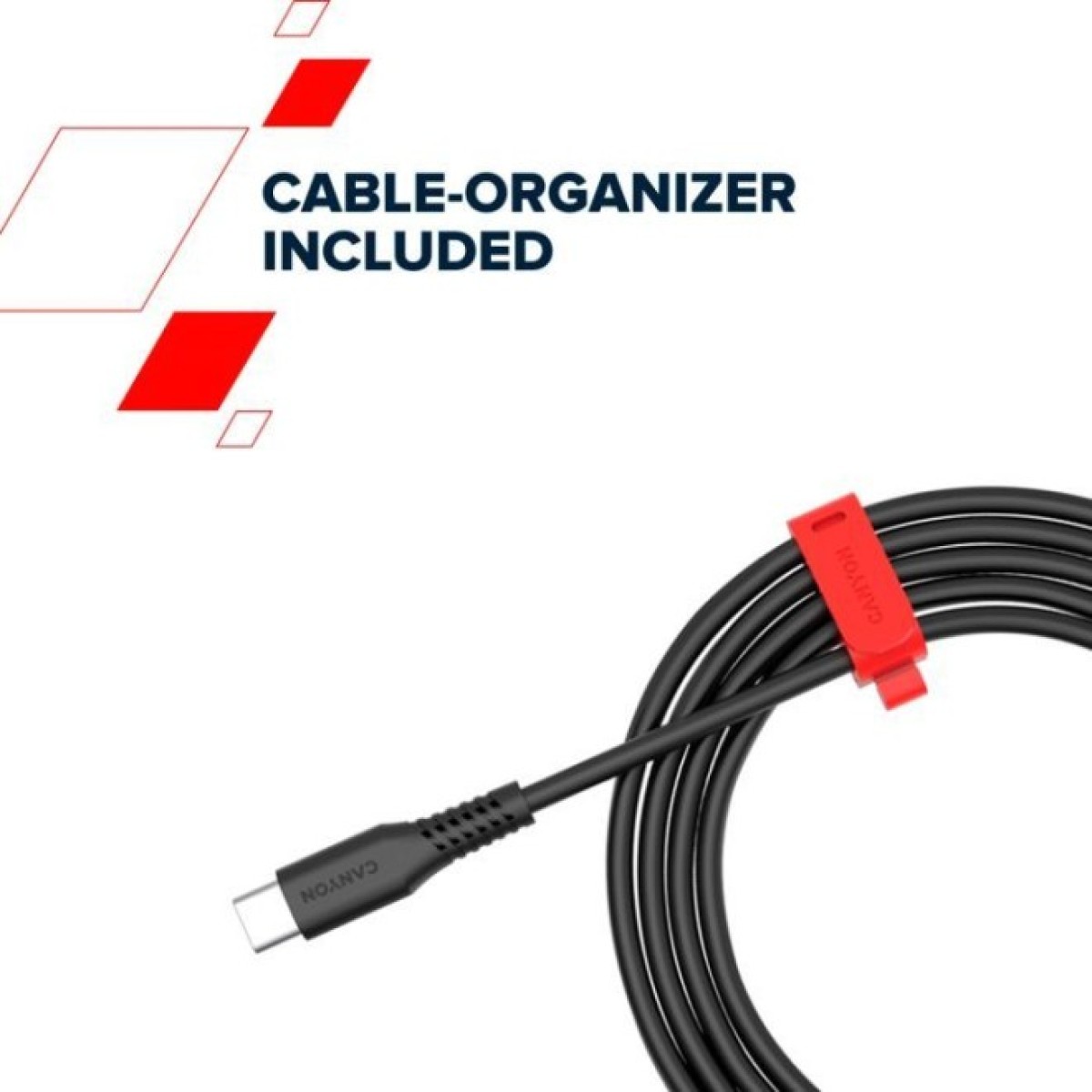 Дата кабель USB-C to USB-C 1.2m CC60SC 60W White Canyon (CNS-CC60SC12W) 98_98.jpg - фото 3