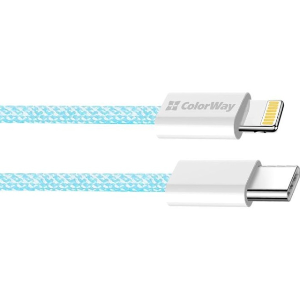 Дата кабель USB-C to Lightning 1.0m 27W blue ColorWay (CW-CBPDCL061-BL) 98_98.jpg - фото 5
