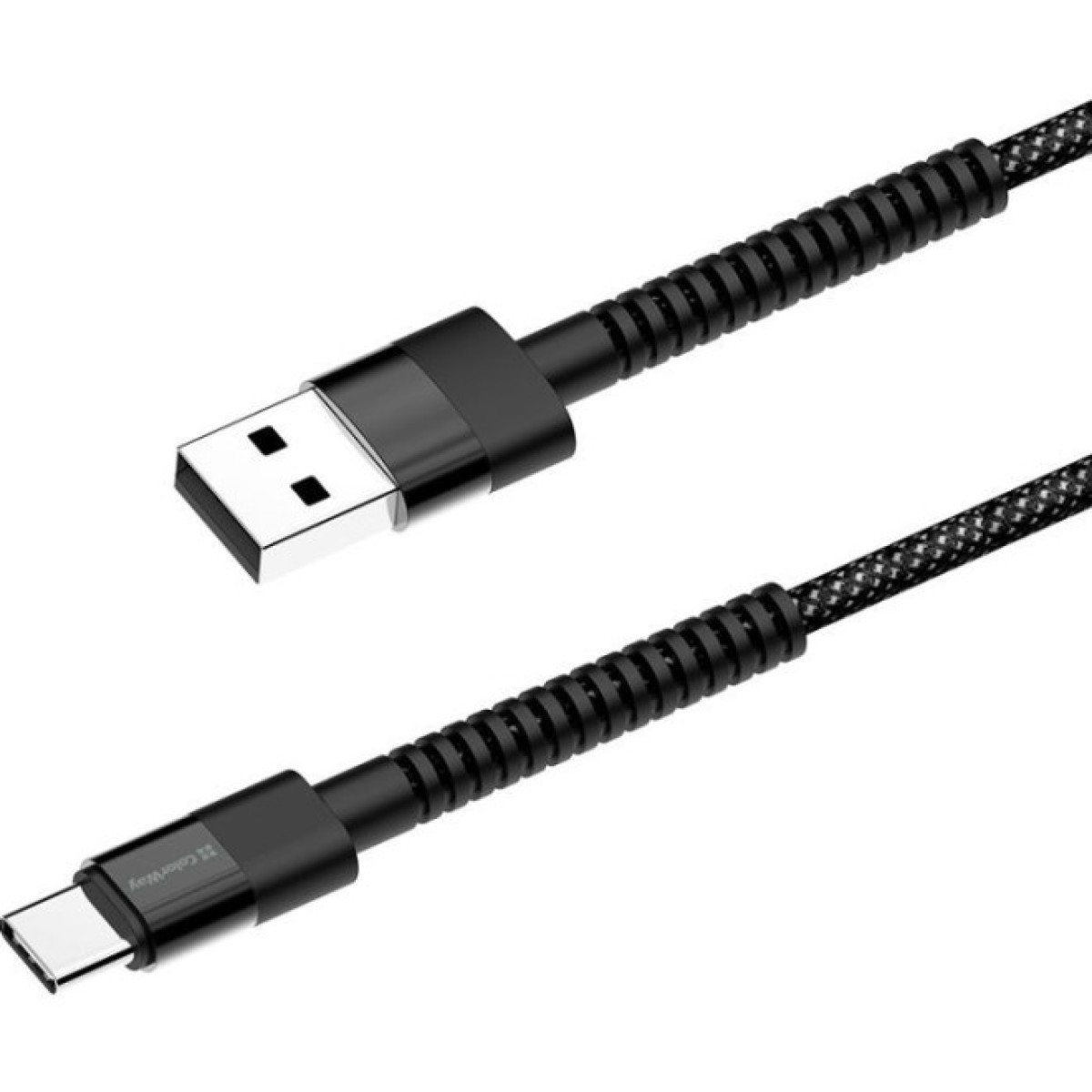 Дата кабель USB 2.0 AM to Type-C 1.0m 2.4А black ColorWay (CW-CBUC063-BK) 256_256.jpg