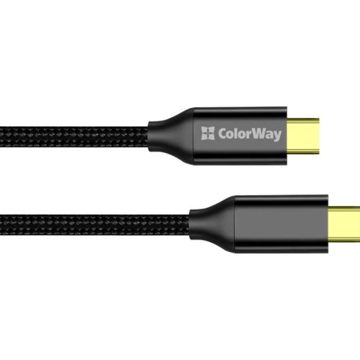 Дата кабель USB-C to USB-C 1.0m USB3.2 (20Gbps 4K PD100W) Gen2 5А black ColorWay (CW-CBPDCC062-BK) 98_98.jpg - фото 2
