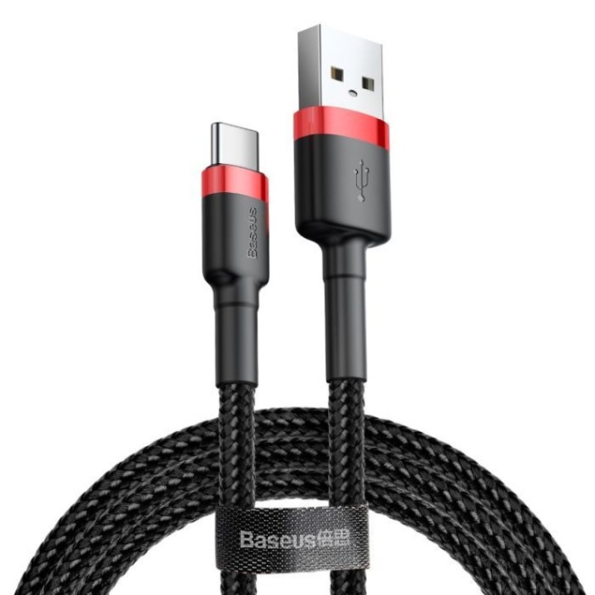 Дата кабель USB 2.0 AM to Type-C 1.0m Cafule 3A red+black Baseus (CATKLF-B91) 256_256.jpg