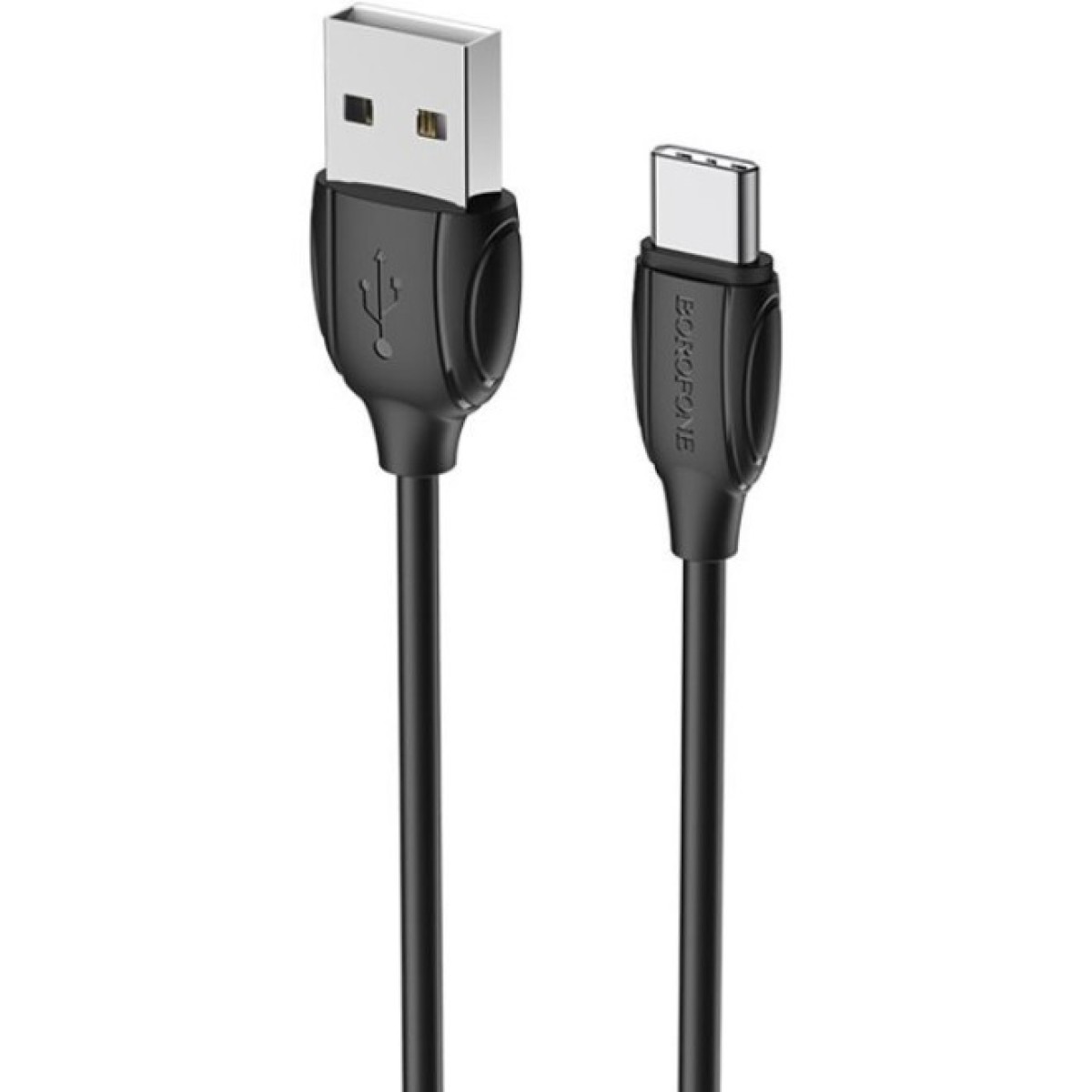 Дата кабель USB 2.0 AM to USB-C 1.0m 3A PVC BX19 black BOROFONE (6931474701794) 256_256.jpg