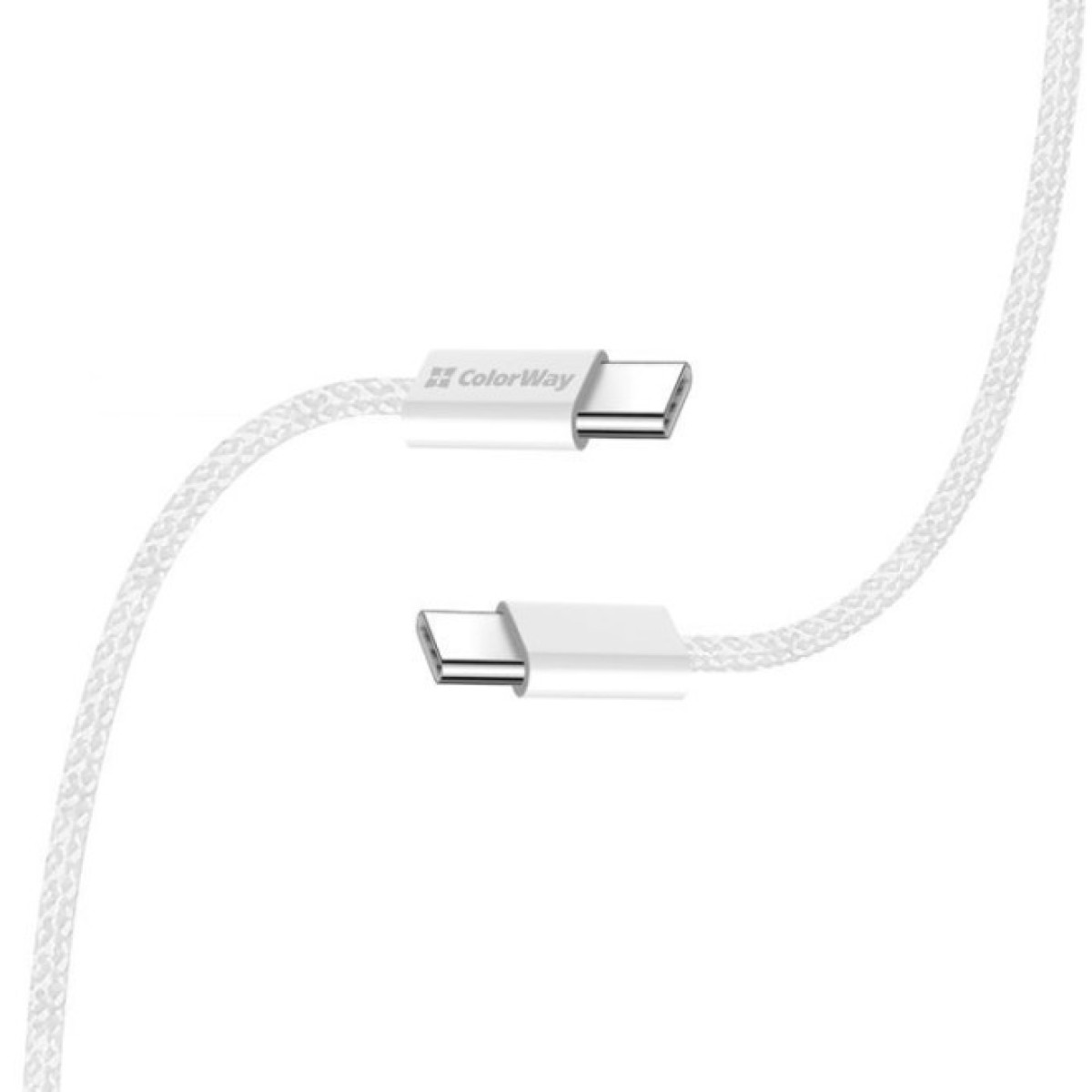 Дата кабель USB-C to USB-C 1.0m 60W 3.0А grey ColorWay (CW-CBPDCC061-GR) 98_98.jpg - фото 3