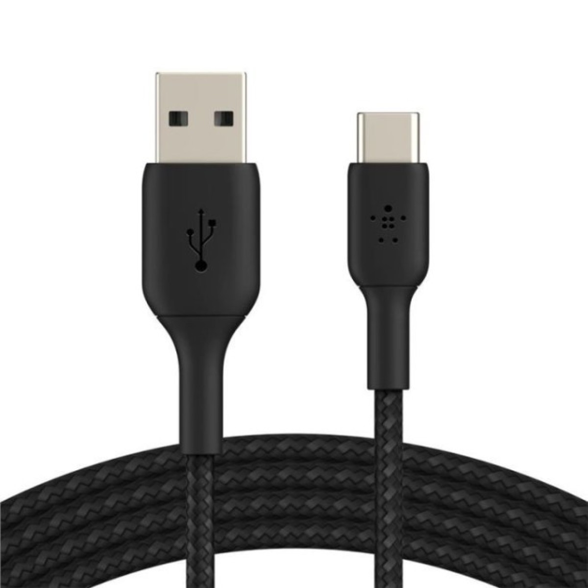 Дата кабель USB 2.0 AM to Type-C 2.0m BRAIDED black Belkin (CAB002BT2MBK) 256_256.jpg