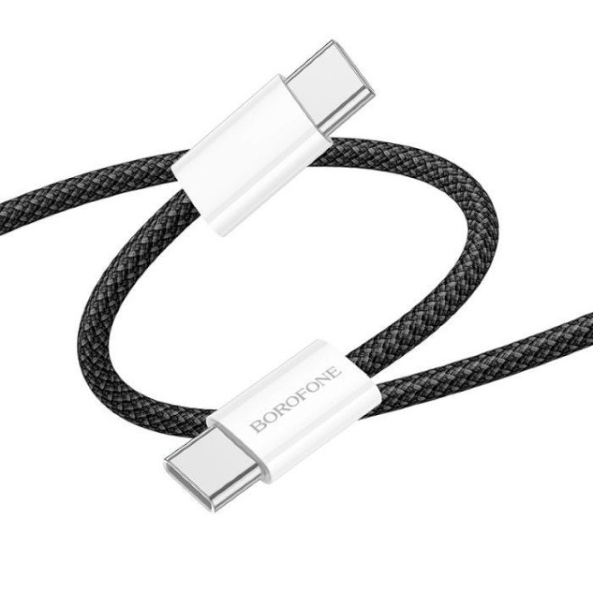Дата кабель USB-C to USB-C 1.0m 60W Original BX103 black BOROFONE (6941991109485) 98_98.jpg - фото 3