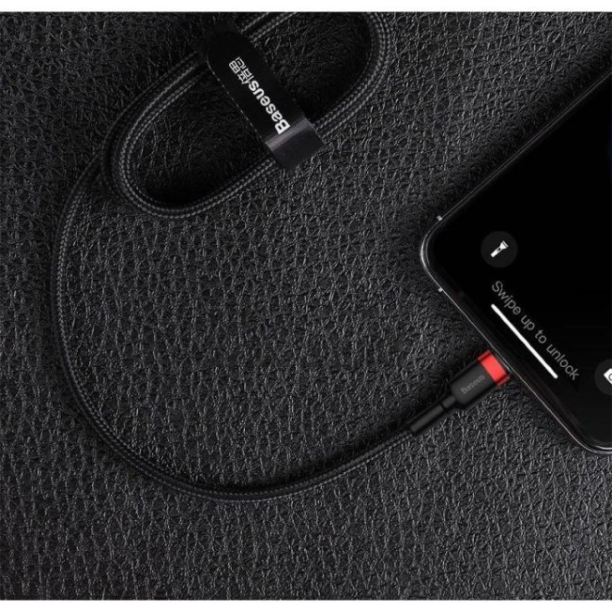 Дата кабель USB-C to Lightning 1.0m Cafule PD 20W red+black Baseus (CATLKLF-91) 98_98.jpg - фото 7
