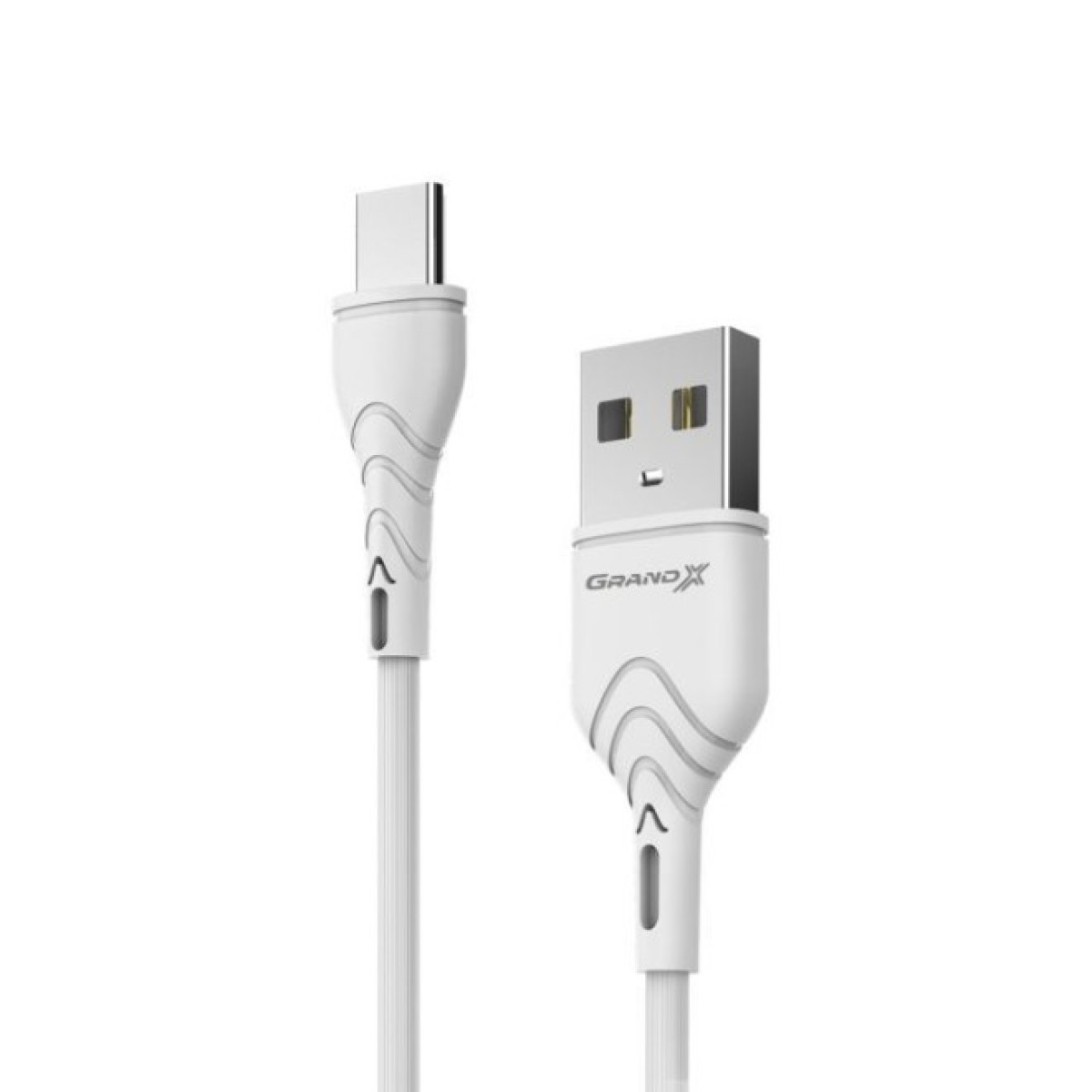 Дата кабель USB 2.0 AM to Type-C 1.0m White Grand-X (PC-03W) 256_256.jpg