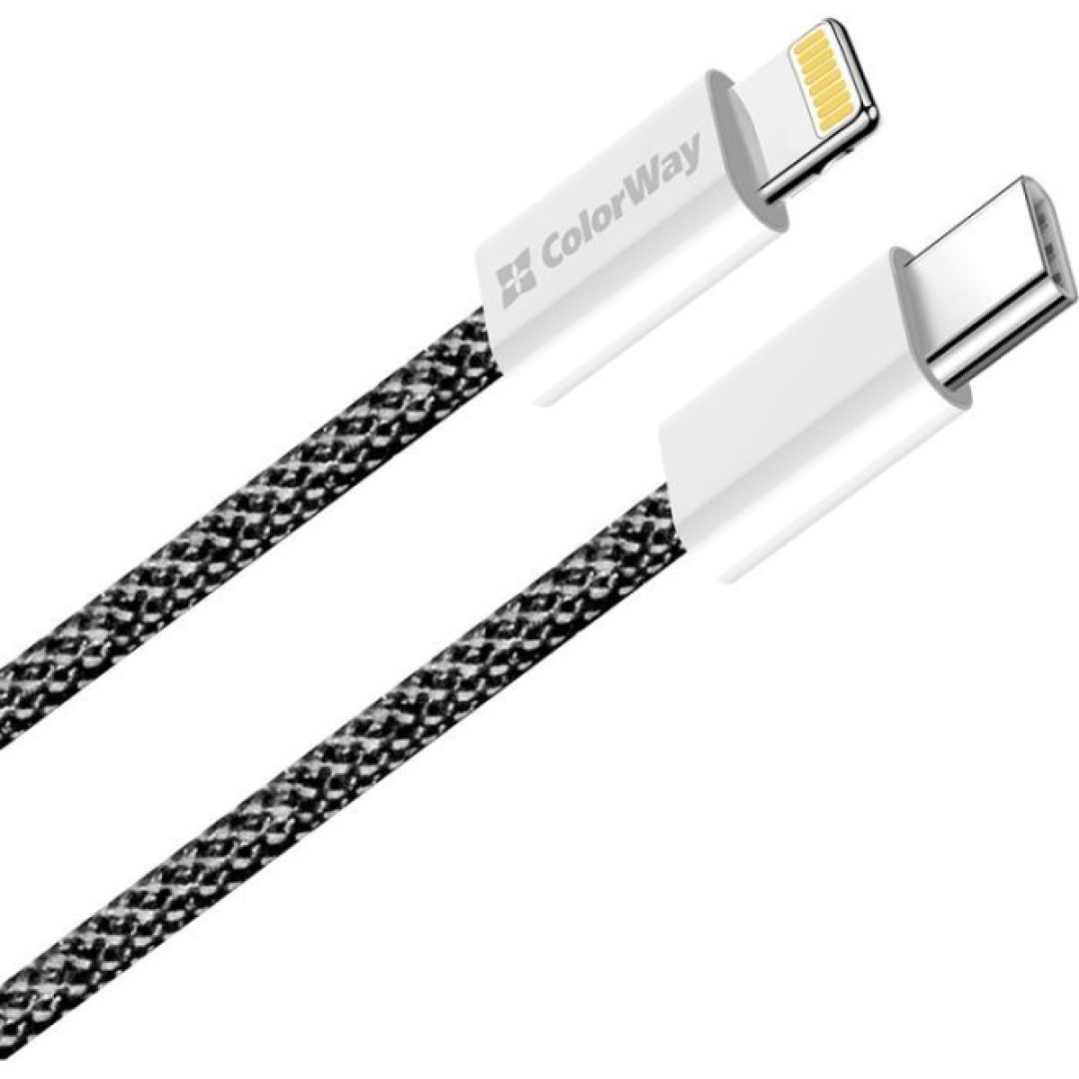 Дата кабель USB-C to Lightning 1.0m 27W black ColorWay (CW-CBPDCL061-BK) 98_98.jpg - фото 7