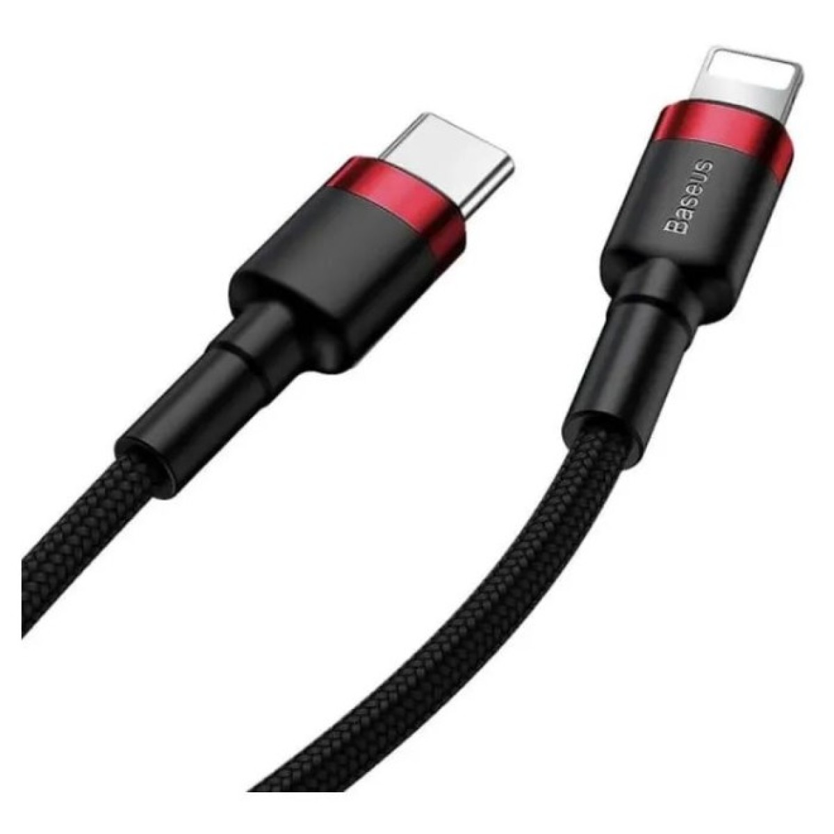 Дата кабель USB-C to Lightning 1.0m Cafule PD 20W red+black Baseus (CATLKLF-91) 98_98.jpg - фото 8