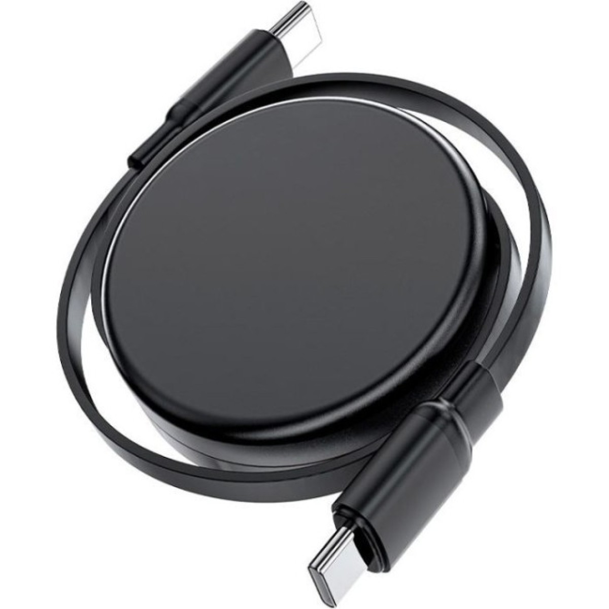 Дата кабель USB-C to USB-C 0.8m 60W dual retraction C13-03 Black Acefast (6974316280132) 98_98.jpg - фото 3