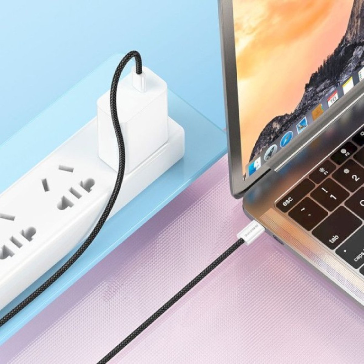 Дата кабель USB-C to USB-C 1.0m 60W Original BX103 black BOROFONE (6941991109485) 98_98.jpg - фото 4