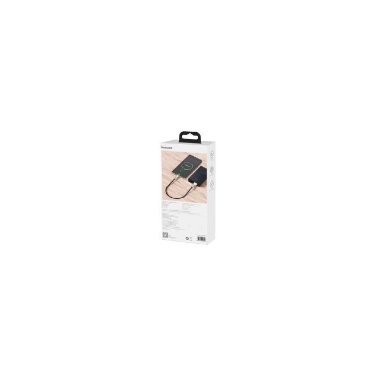 Дата кабель USB 3.1 AM to Type-C 0.25m CAKF 6.0A 66W Cafule Series Metal Data Cable Black Baseus (CAKF000001) 98_98.jpg - фото 5
