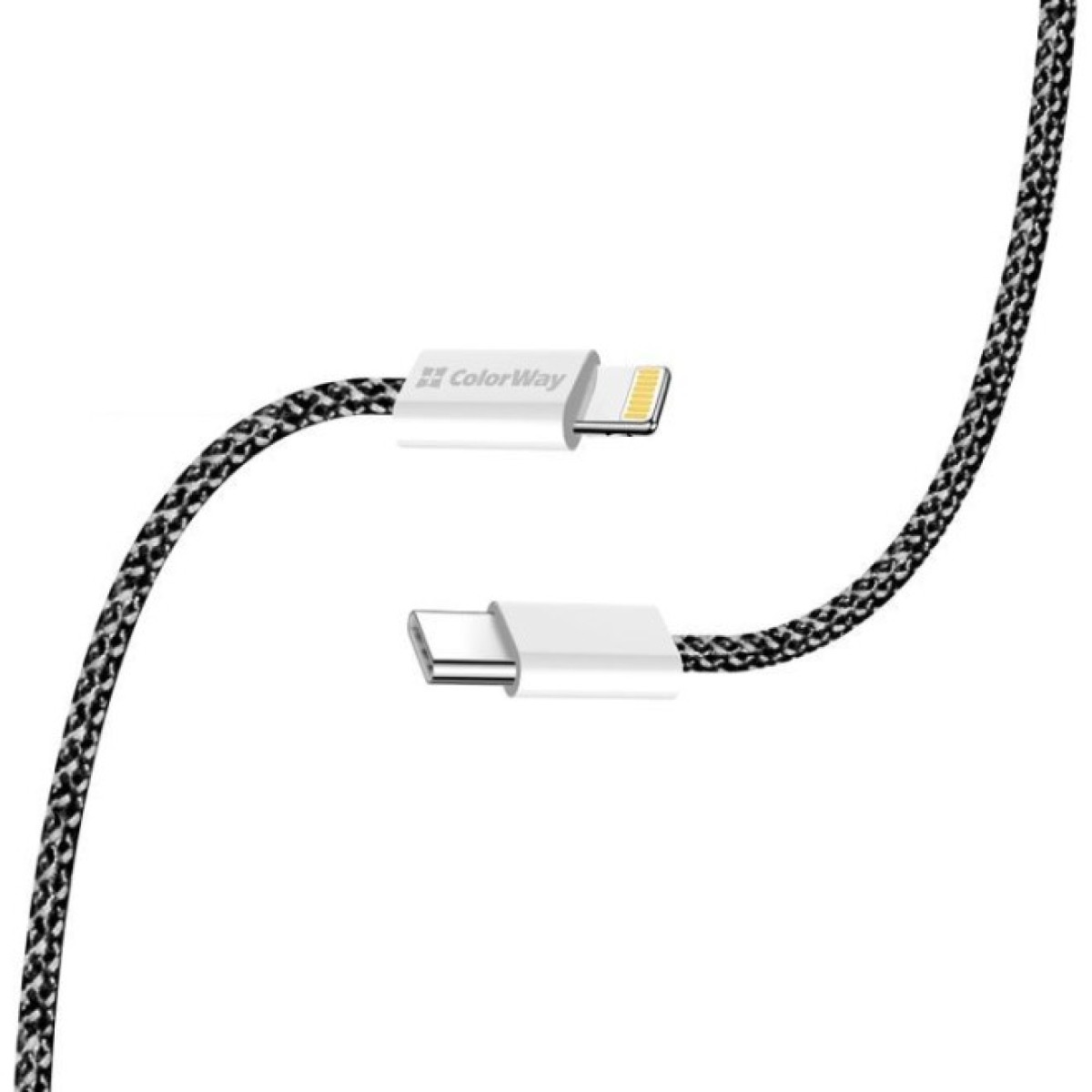 Дата кабель USB-C to Lightning 1.0m 27W black ColorWay (CW-CBPDCL061-BK) 98_98.jpg - фото 8