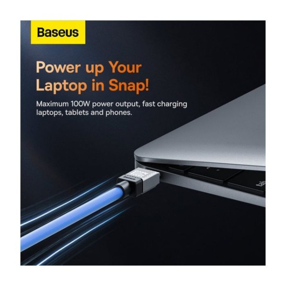 Дата кабель USB-C to USB-C 1.0m CoolPlay Fast Charging 100W blue Baseus (CAKW000203) 98_98.jpg - фото 6