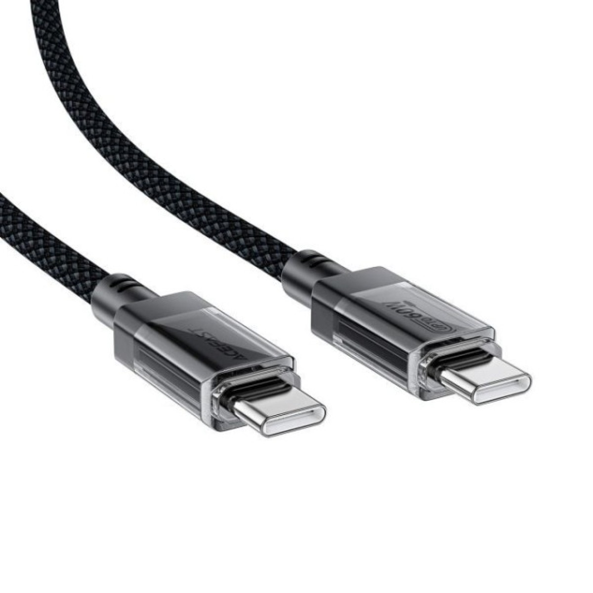 Дата кабель USB-C to USB-C 1.2m 60W stainless steel C12-03 Black Acefast (6974316283317) 98_98.jpg - фото 2