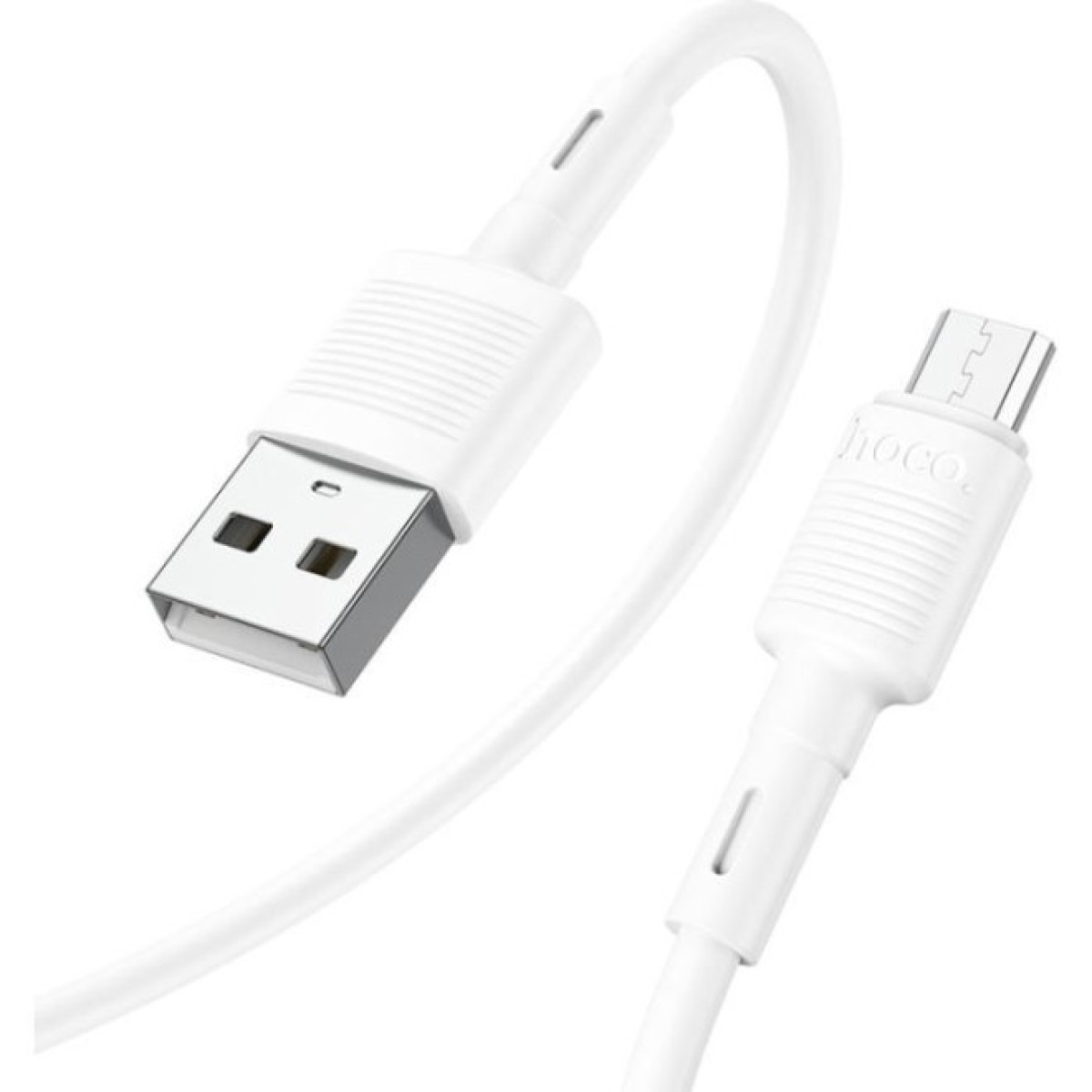 Дата кабель USB 2.0 AM to Micro 5P 1.0m 2.4A PVC X83 white HOCO (6931474770899) 256_256.jpg