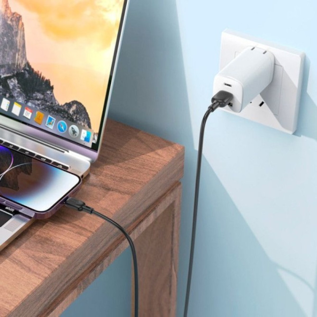 Дата кабель USB 2.0 AM to Lightning 1.0m Lenny silicone BX113 black BOROFONE (6941991115394) 98_98.jpg - фото 6