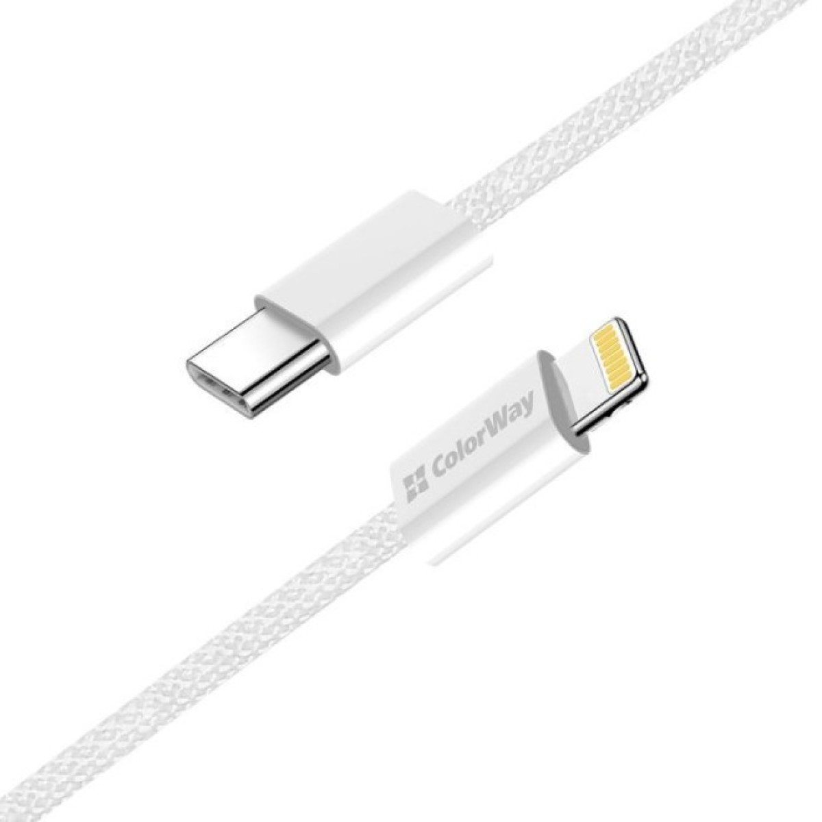 Дата кабель USB-C to Lightning 1.0m 27W grey ColorWay (CW-CBPDCL061-GR) 98_98.jpg - фото 4