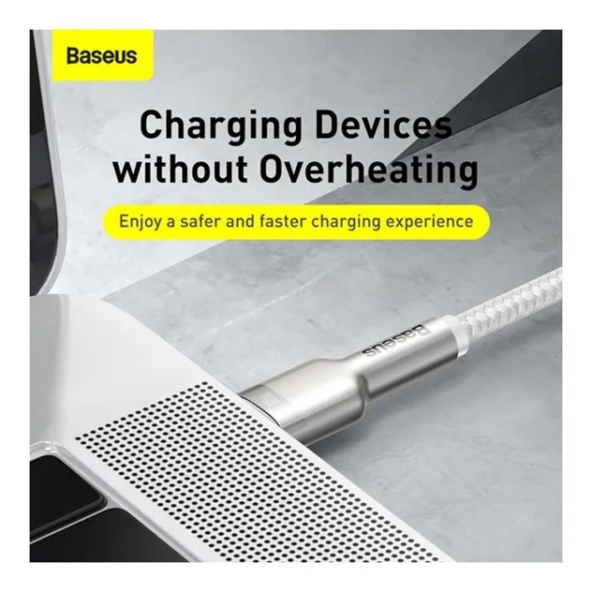 Дата кабель USB-C to USB-C 2.0 mCafule Metal PD 100W white Baseus (CATJK-D02) 98_98.jpg - фото 11