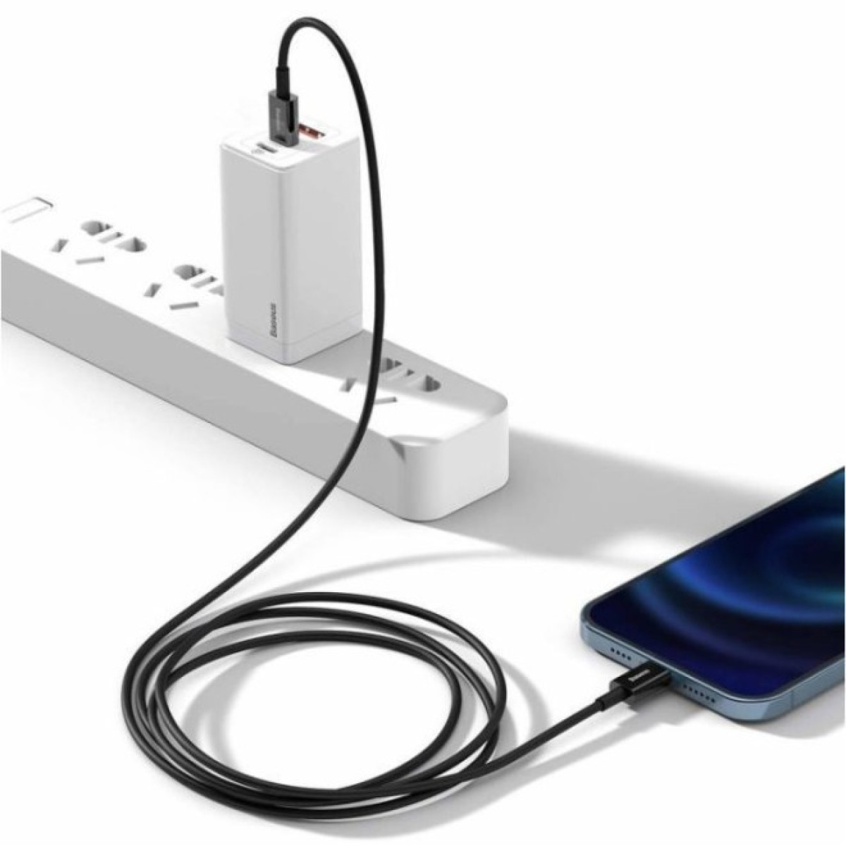 Дата кабель USB-C to Lightning 1.0m 20W Superior Series Black Baseus (CATLYS-A01) 98_98.jpg - фото 6