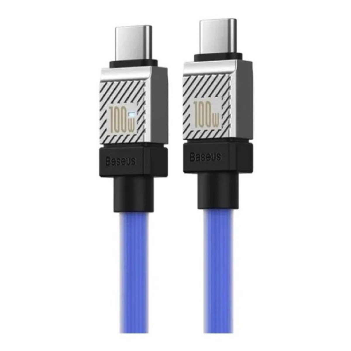 Дата кабель USB-C to USB-C 1.0m CoolPlay Fast Charging 100W blue Baseus (CAKW000203) 98_98.jpg - фото 9