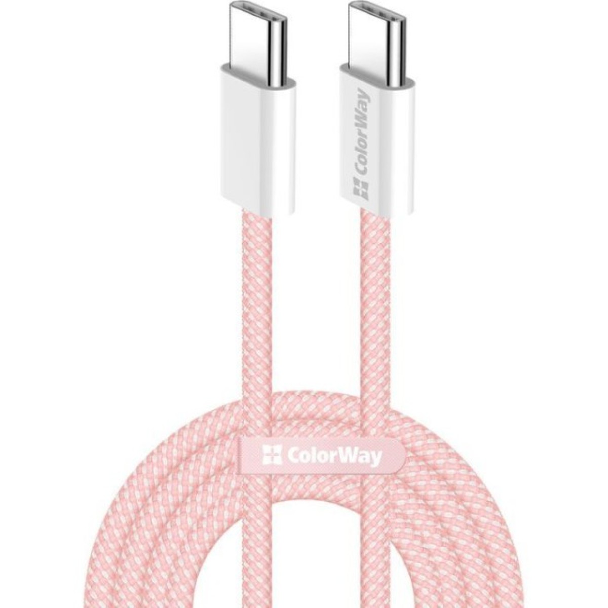 Дата кабель USB-C to USB-C 1.0m 60W 3.0А pink ColorWay (CW-CBPDCC061-P) 256_256.jpg