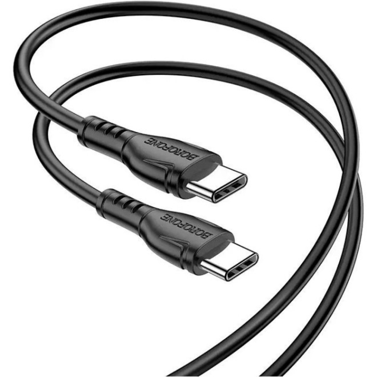 Дата кабель USB-C to USB-C 1.0m 60W Triumph BX51 black BOROFONE (6931474751669) 98_98.jpg - фото 4