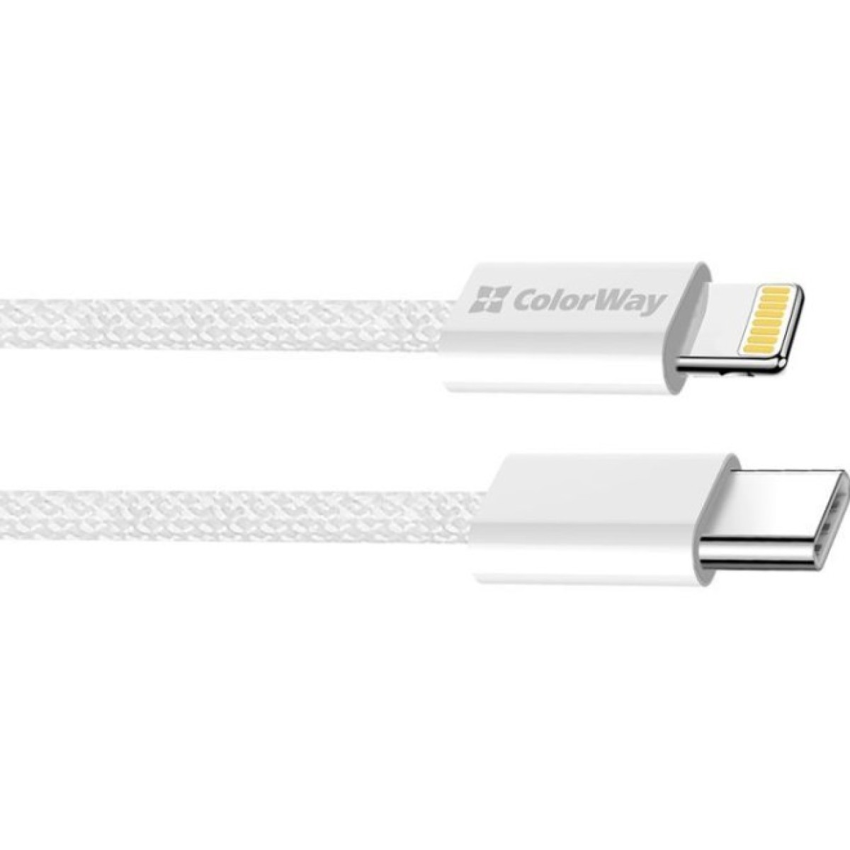 Дата кабель USB-C to Lightning 1.0m 27W grey ColorWay (CW-CBPDCL061-GR) 98_98.jpg - фото 5