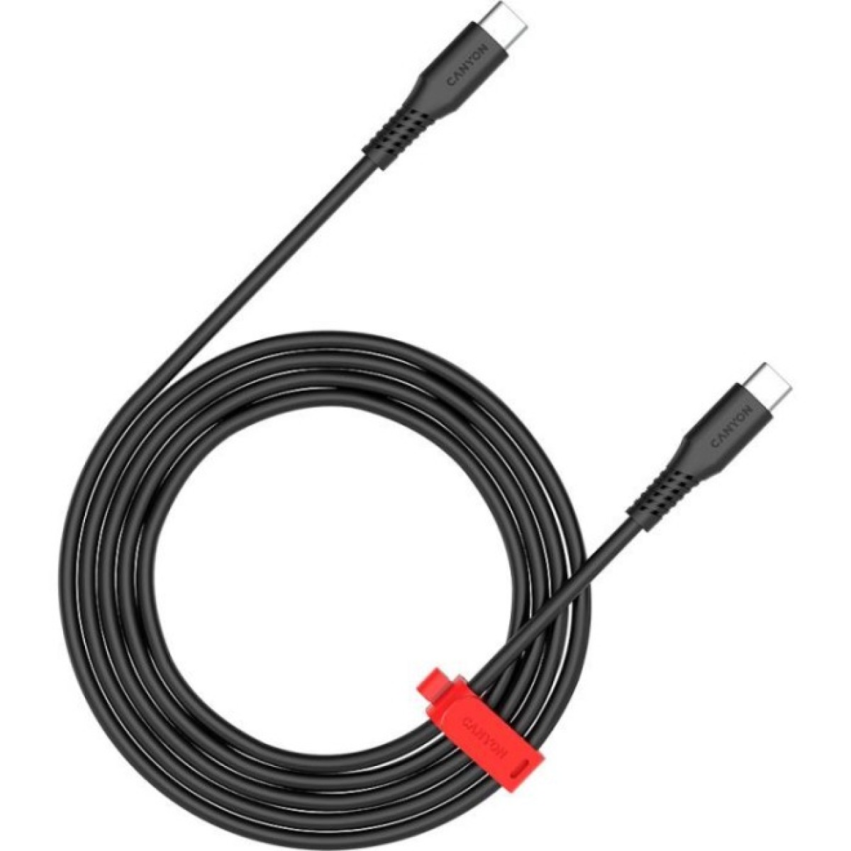 Дата кабель USB-C to USB-C 1.2m CC60SC 60W Black Canyon (CNS-CC60SC12B) 256_256.jpg