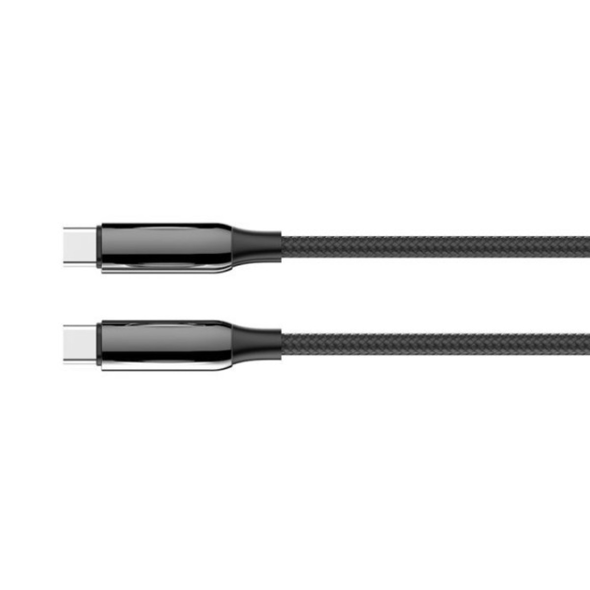 Дата кабель USB-C to USB-C 1.0m (PVC+Aluminum Alloy) (PD Fast Charging 240W) 5А black ColorWay (CW-CBPDCC069-BK) 98_98.jpg - фото 3