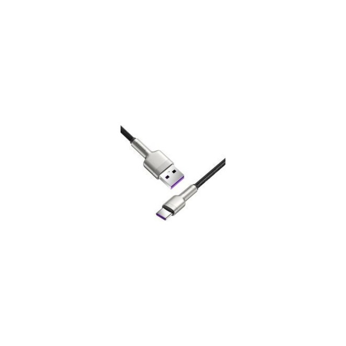 Дата кабель USB 3.1 AM to Type-C 0.25m CAKF 6.0A 66W Cafule Series Metal Data Cable Black Baseus (CAKF000001) 98_98.jpg - фото 6