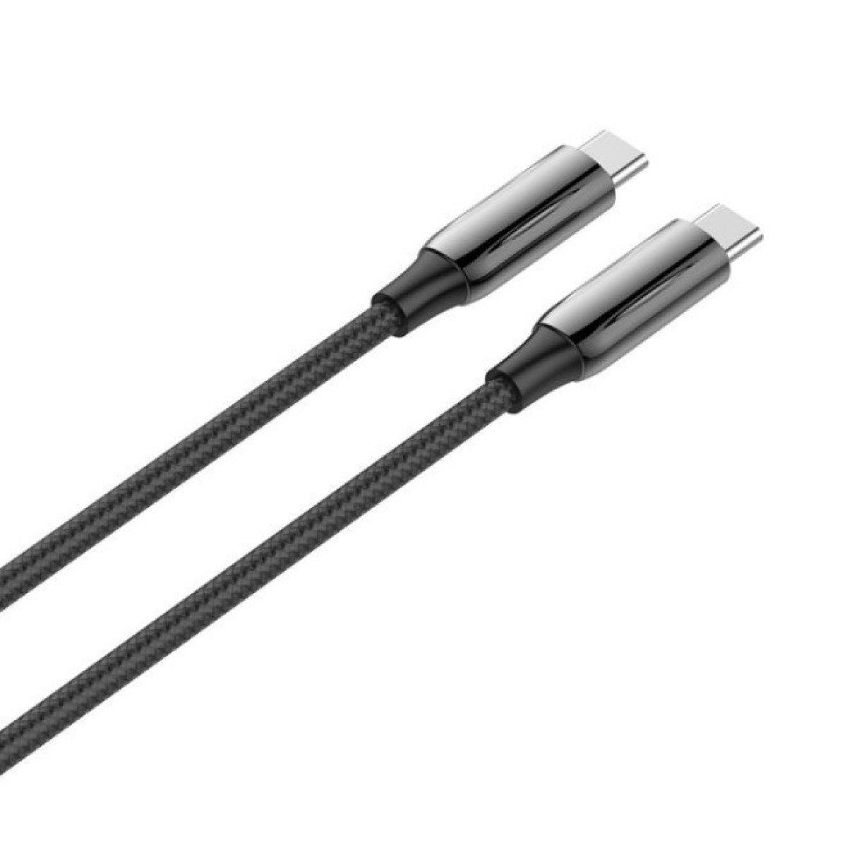 Дата кабель USB-C to USB-C 1.0m (PVC+Aluminum Alloy) (PD Fast Charging 240W) 5А black ColorWay (CW-CBPDCC069-BK) 98_98.jpg - фото 4