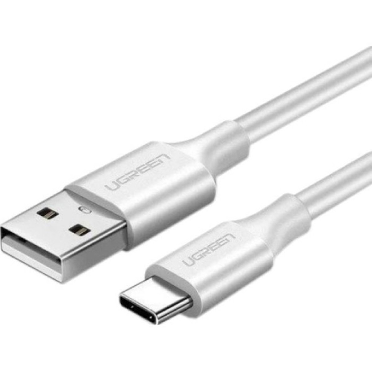 Дата кабель USB 2.0 AM to Type-C 0.5m 3.0A (18W) Nickel Plating US287 White Ugreen (60120) 256_256.jpg