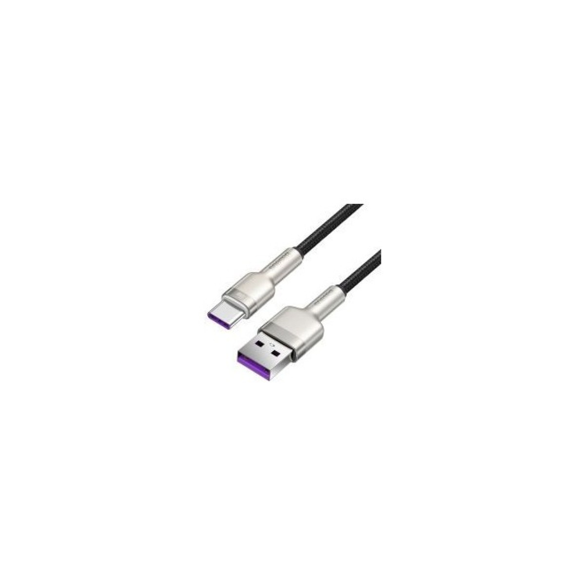 Дата кабель USB 3.1 AM to Type-C 0.25m CAKF 6.0A 66W Cafule Series Metal Data Cable Black Baseus (CAKF000001) 98_98.jpg - фото 7
