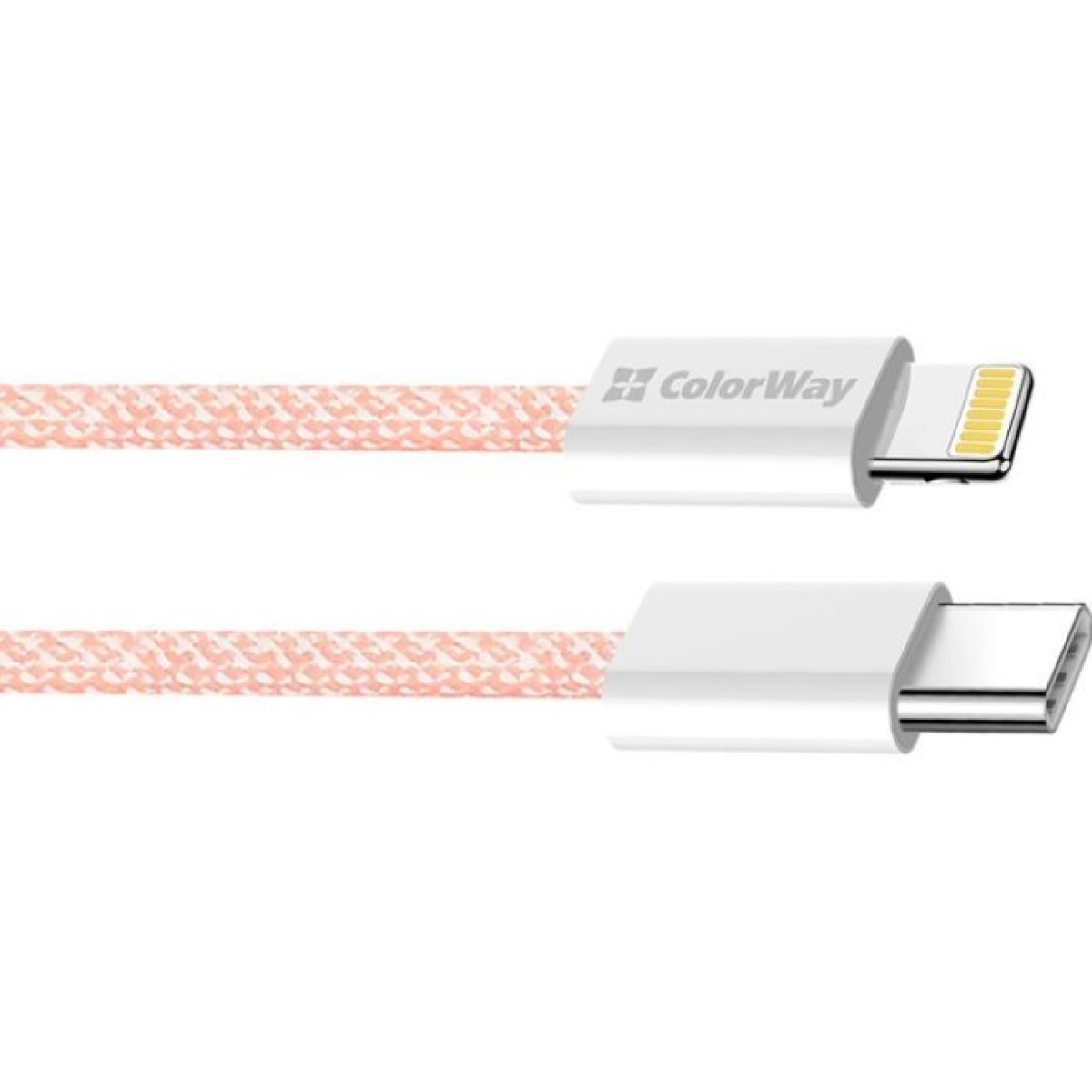 Дата кабель USB-C to Lightning 1.0m 27W pink ColorWay (CW-CBPDCL061-P) 98_98.jpg - фото 12